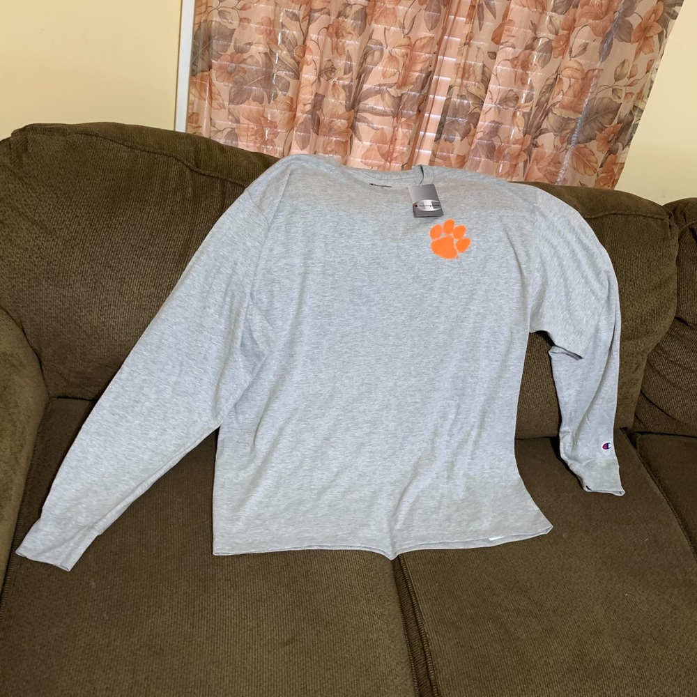 Champion Clemson long sleeve shirt, men’s XL (New)